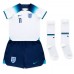 England Marcus Rashford #11 Barnkläder Hemma matchtröja till baby VM 2022 Kortärmad (+ Korta byxor) Billigt